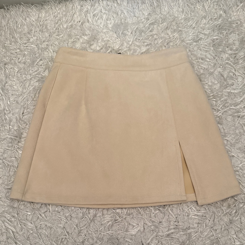 Isabella’s Closet Skylar + Madison Tan Mini Skirt